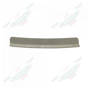 White fiber glass lip object on white background