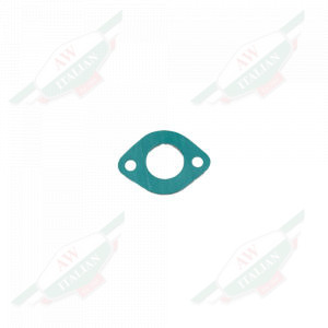Thin gasket on white background