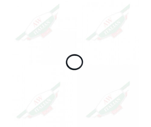 Black rubber circle on white background