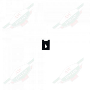 Black Metal square on white background