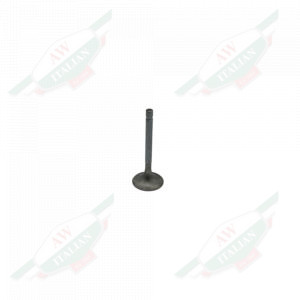 Thin silver metal rod with circular platform at the base on white background