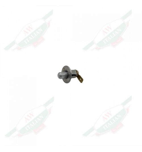 Grey metal object on white background