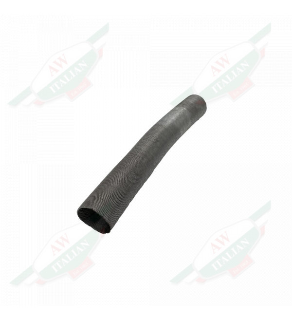 Grey hollow cylinder on white background