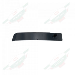 Black metal rectangle on white background