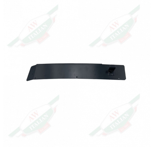 Black metal rectangle on white background