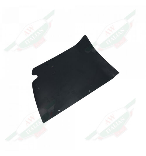 Metal black panel on white background