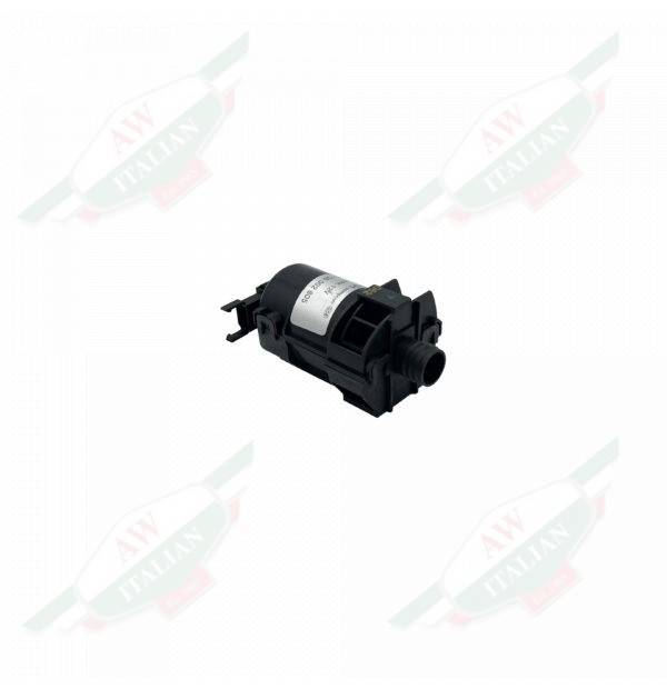Black plastic cylinder on white background