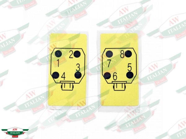 ferrari 138255S yellow stickers ignition coil