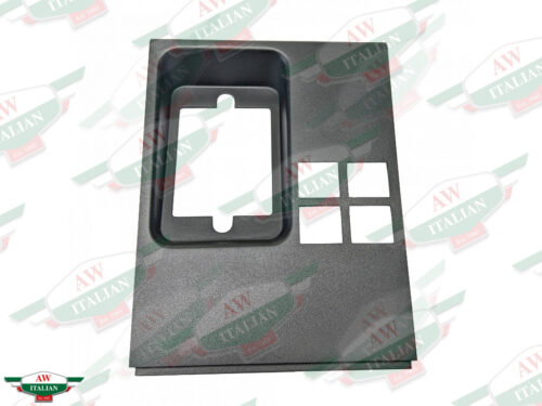 ferrari 147111 black plastic center console plate trim with square holes