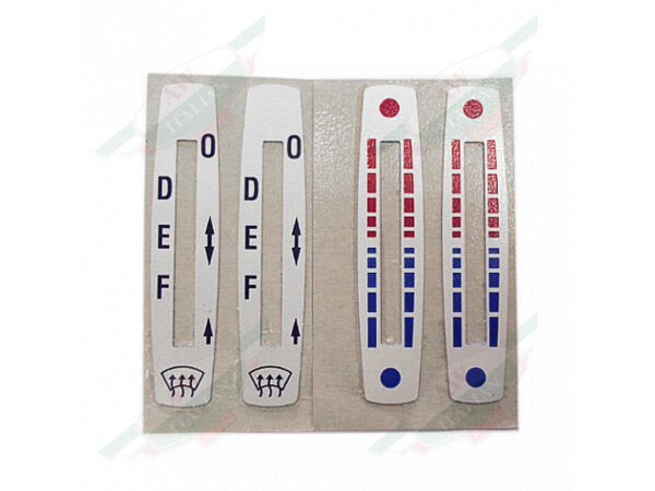 Silver metal thin rectangles on white background