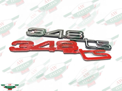 ferrari 62696700 348ts emblem black and white