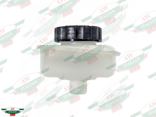 lambo 1408928 clutch master cylinder reservoir white plastic tank with black cap