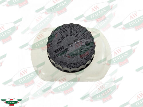 lambo 1408928 clutch master cylinder reservoir white plastic tank with black cap