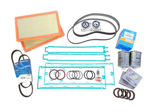 service kit with belts green gaskets and filters