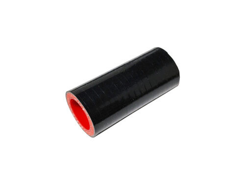 black silicone hose with red inside