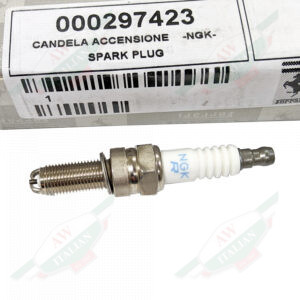 ferrari 297423 ngk spark plug silver and white with ferrari box