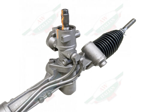 maserati 673010790 steering rack metal with black boots