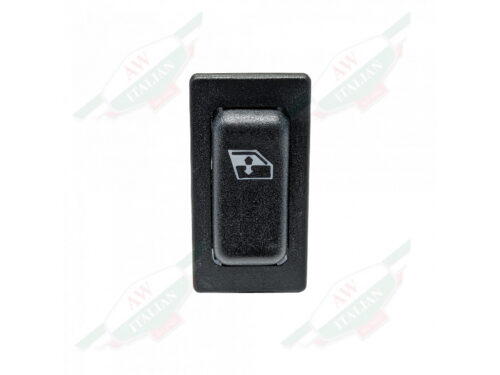 ferrari 131471 testarossa right window switch black plastic with white logo