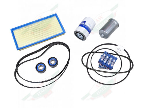 filters and belts and spark plugs