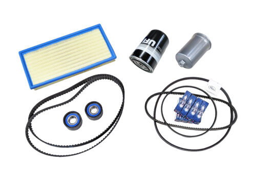 filters and belts and spark plugs