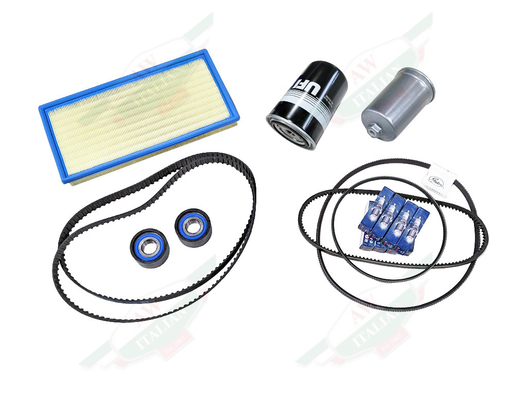filters and belts and spark plugs
