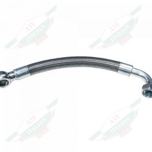 ferrari 128238 oil cooler hose metal stainless braided with banjo end