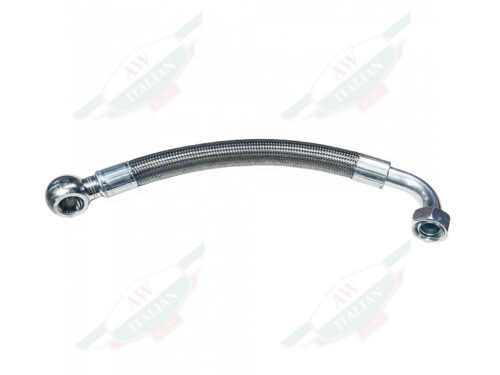 ferrari 128238 oil cooler hose metal stainless braided with banjo end
