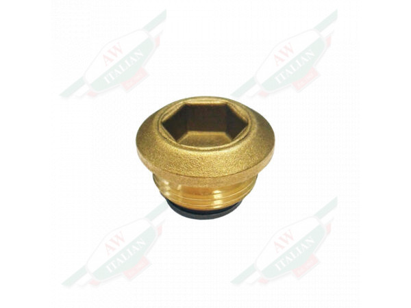 ferrari 183962 gold oil drain plug with hex insert