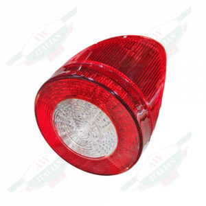 ferrari 269047 red and clear circular tail light lense