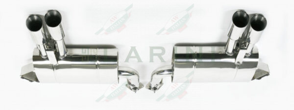 ferrari LA0128SRS stainless exhaust muffler with 4 round tips