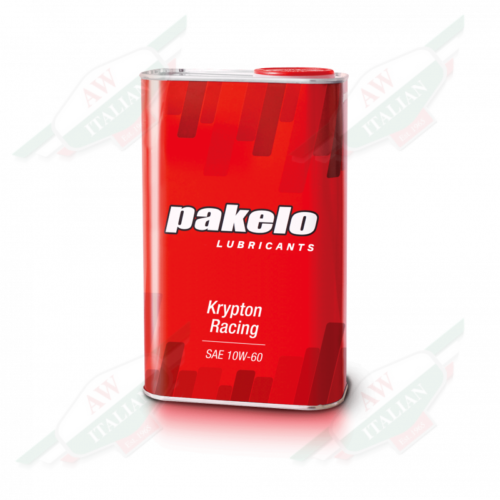pakelo 10W60 engine oil red bottle with white letters