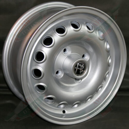 alfa romeo ALGTA614 wheel silver with holes and center cap
