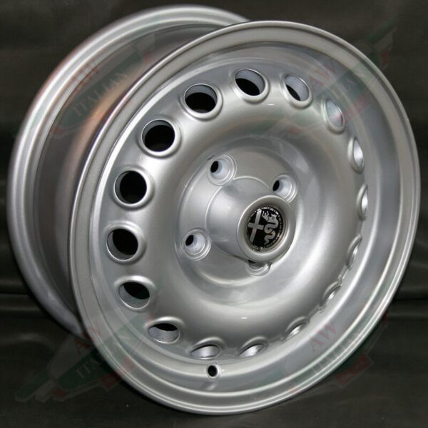 alfa romeo ALGTA614 wheel silver with holes and center cap