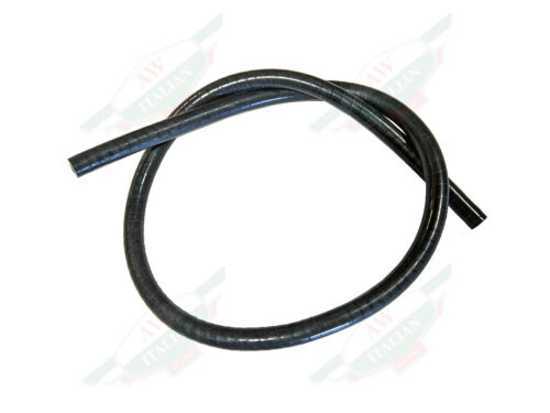 black rubber hose coiled up