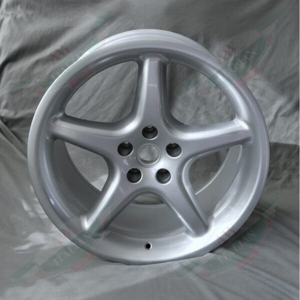 ferrari FE550105185108 456 550 maranello wheel silver 5 spoke with holes