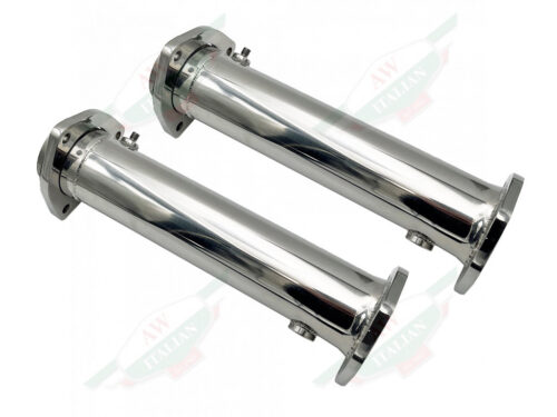 ferrari LA0163SRACEP stainless exhaust pipe with flanges and fittings