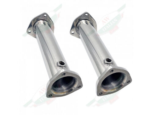 ferrari LA0163SRACEP stainless exhaust pipe with flanges and fittings