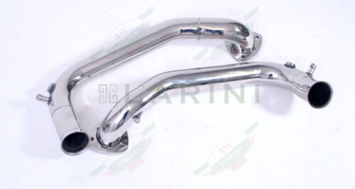 lamborghini LA0061RACEP two metal exhaust pipes curved