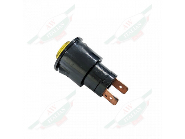 ferrari 40083602 black and yellow plastic warning light
