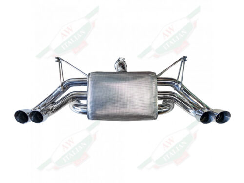 ferrari LA1121GT2 stainless exhaust muffler with 4 tips