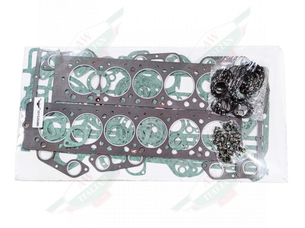 lamborghini 001526490 full engine gasket set green grey copper gaskets