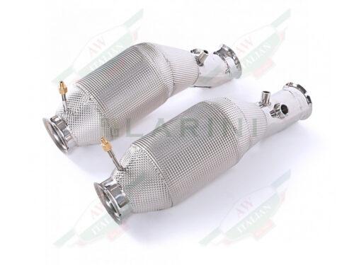 lambo LA0100CSCAT catalytic converter pair silver pipes