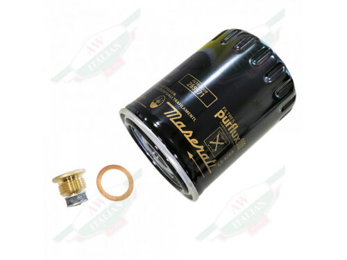 GTOCSK maserati black oil filter with drain plug and copper washer