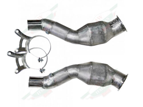 ferrari LA7803CSCAT catalytic converter pair silver pipes