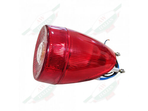ferrari 185670 red tail light lens with amber center circle