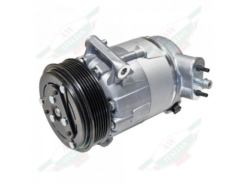 ac compressor aluminum with black pulley