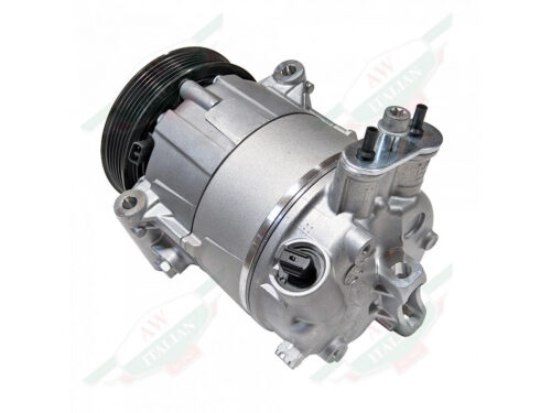 ac compressor aluminum with black pulley