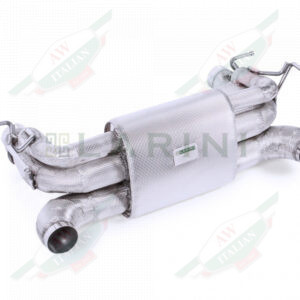 ferrari LA0069GT3 larini muffler silver with pipes