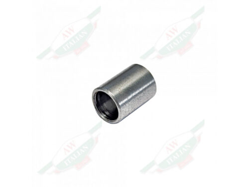 silver metal cylinder on white background