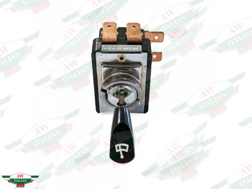 alfa 6061034 wiper switch black stick with white logo